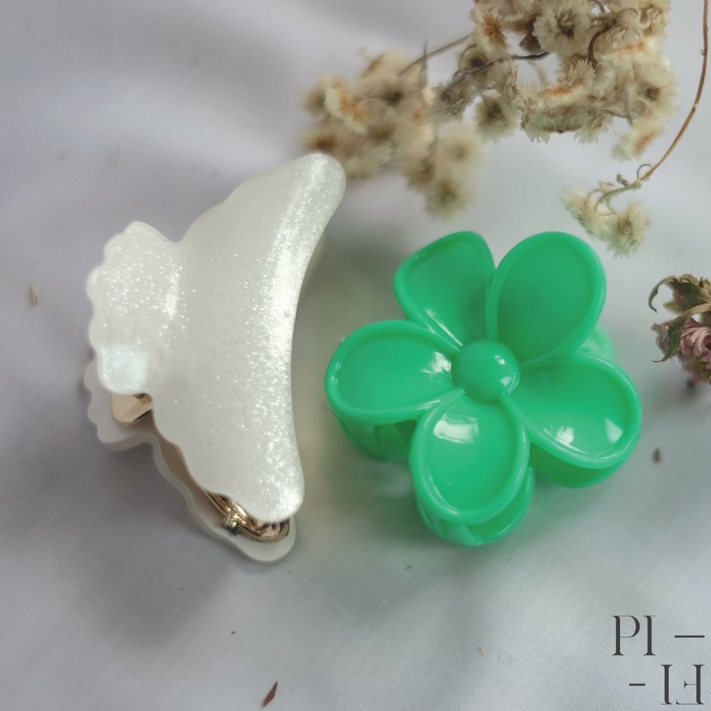 Set of two hair clips